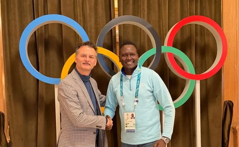 Paul Tergat at an Olympic event